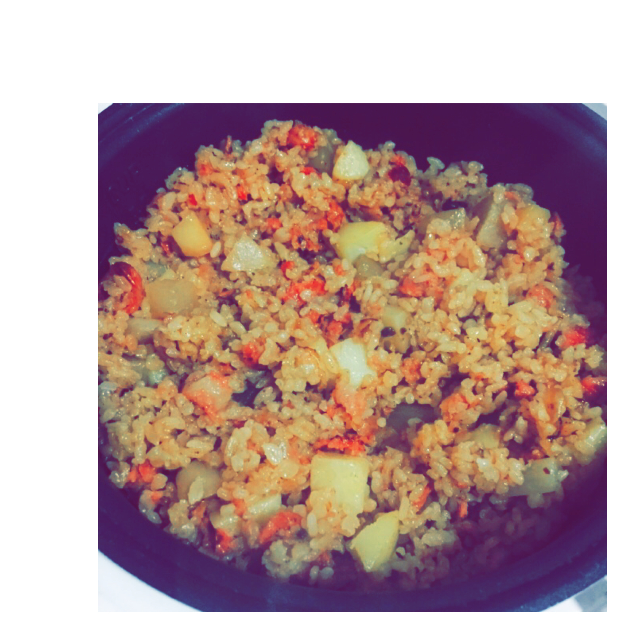 土豆香肠焖饭（电饭锅only）