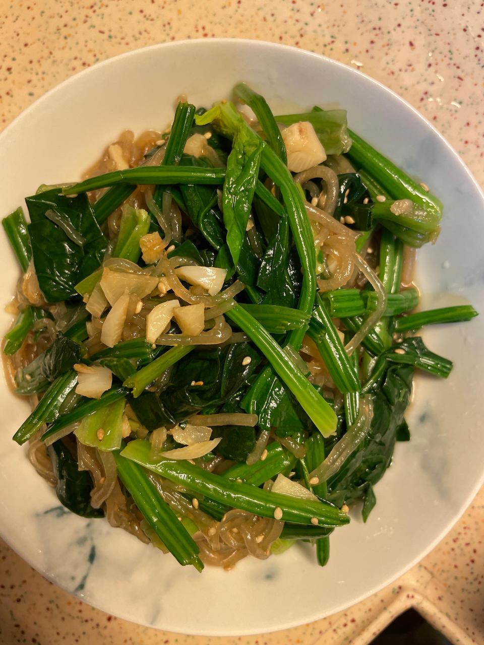 万能凉拌菜料汁（凉拌菠菜粉丝）