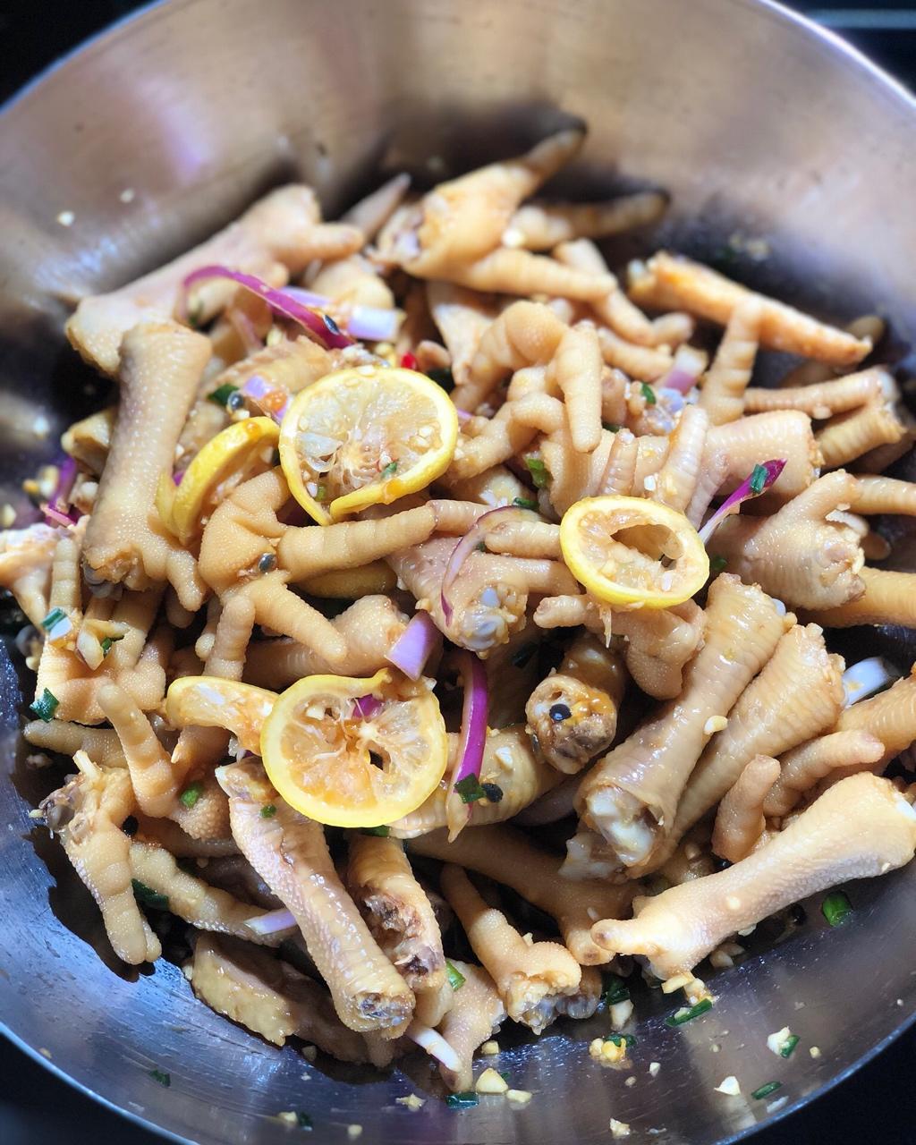 柠檬百香果鸡爪