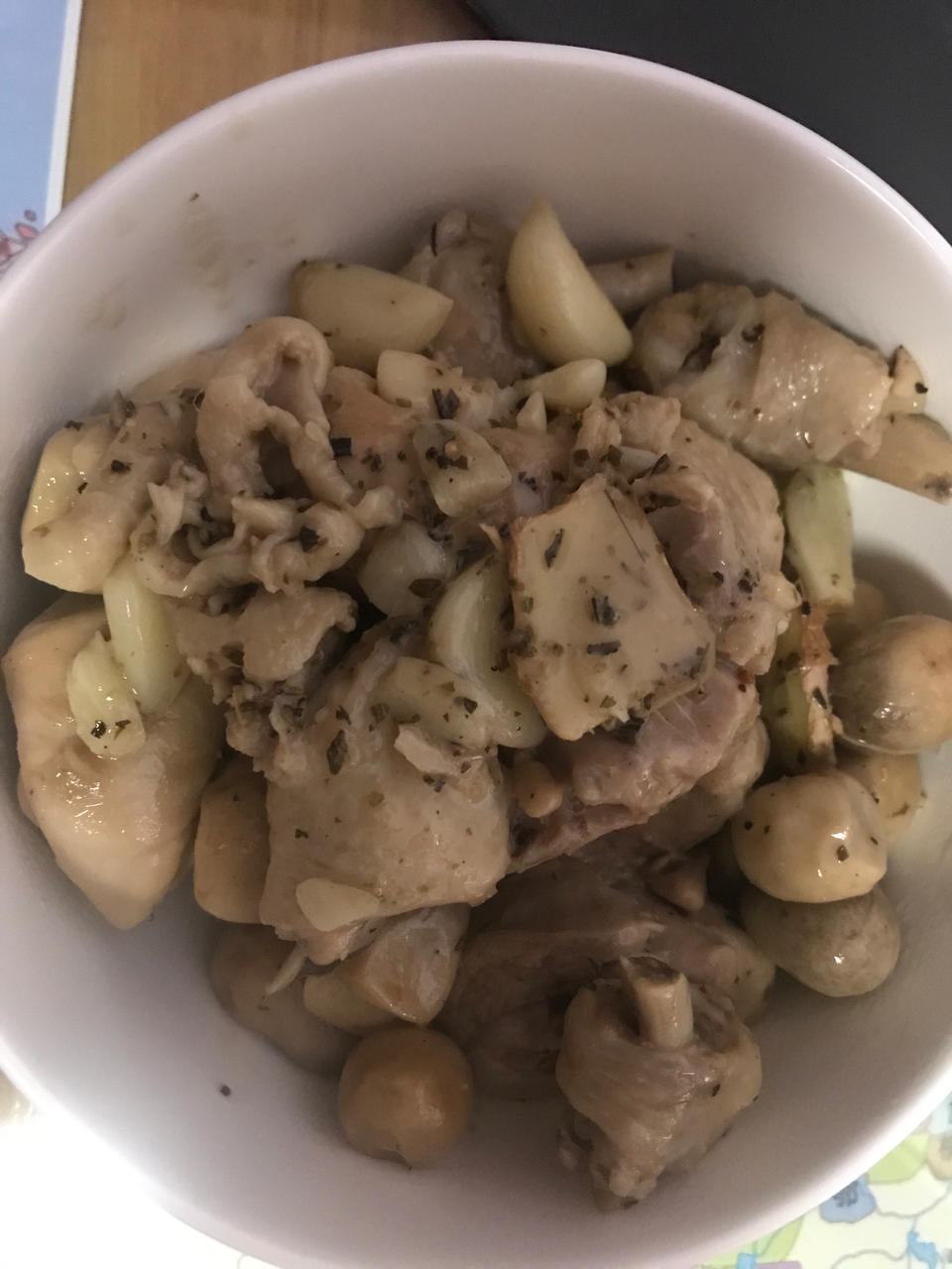 学到赚到【西班牙蒜香鸡】，外面可吃不到