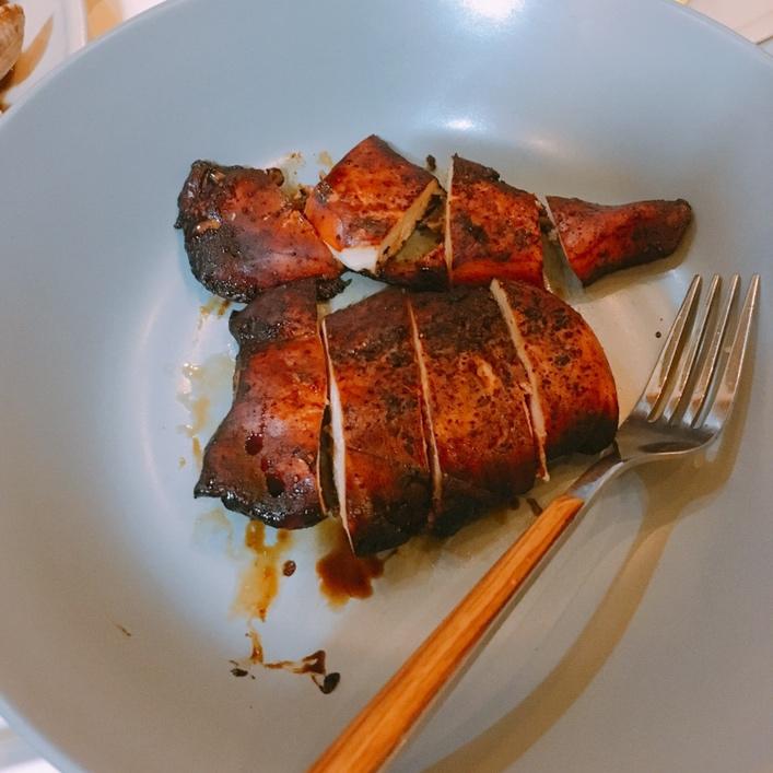 无油低脂烤鸡胸肉（减肥版）