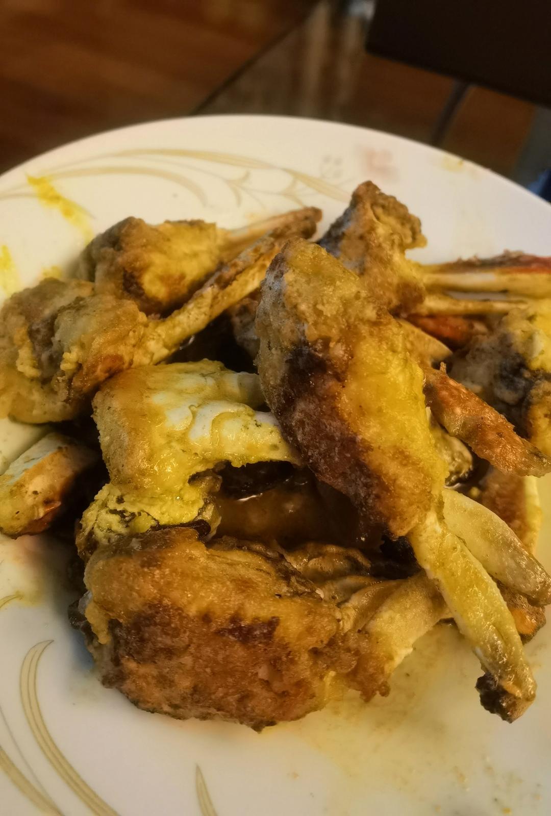 好吃到爆的咸蛋黄蟹