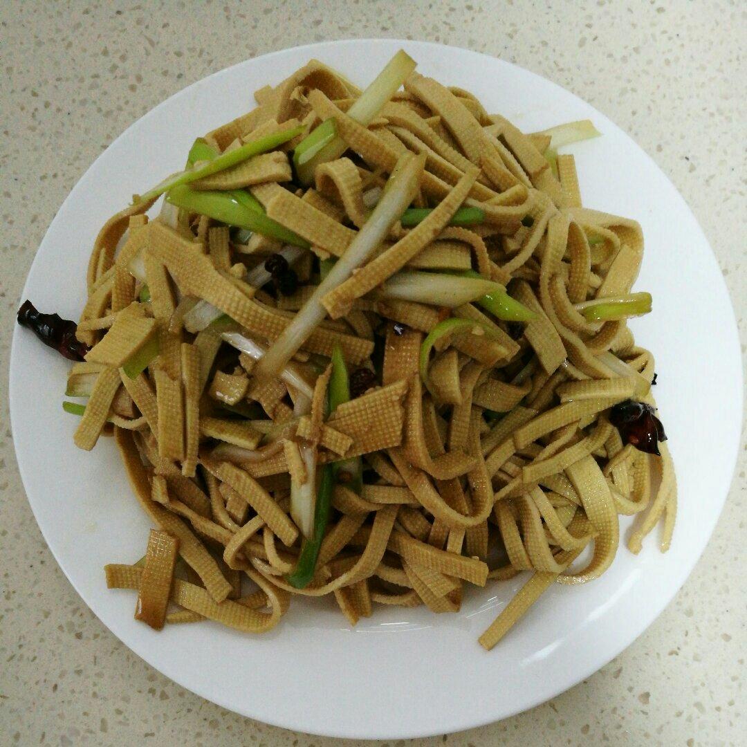 葱油豆腐皮
