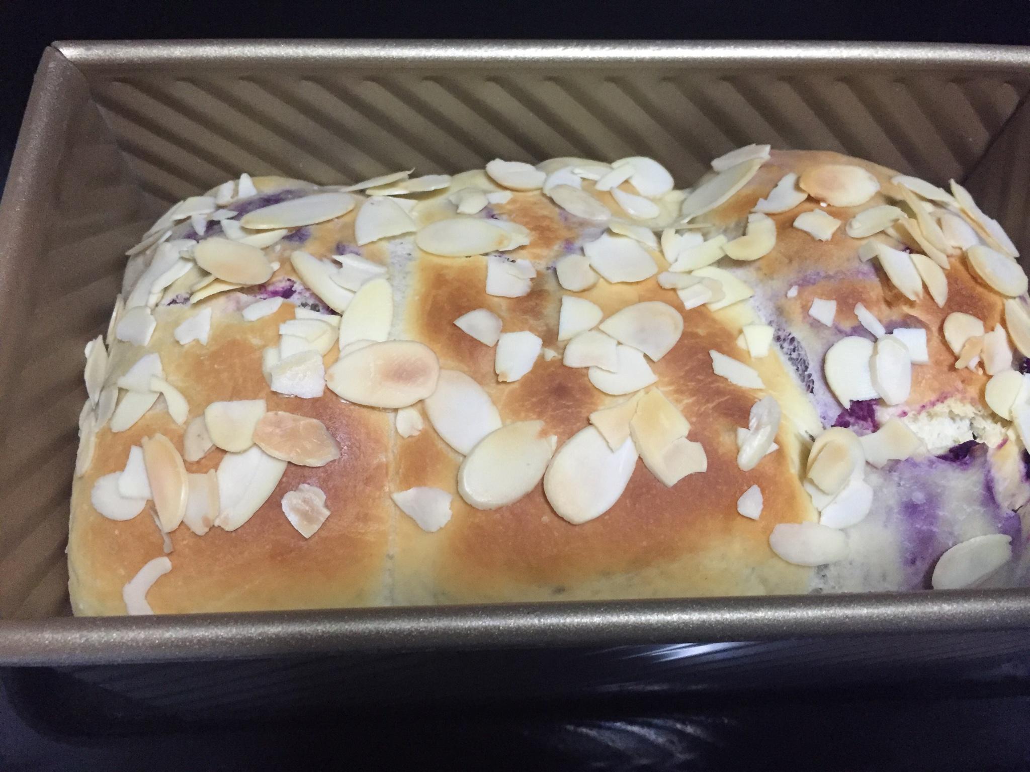 一次发酵紫薯吐司的做法