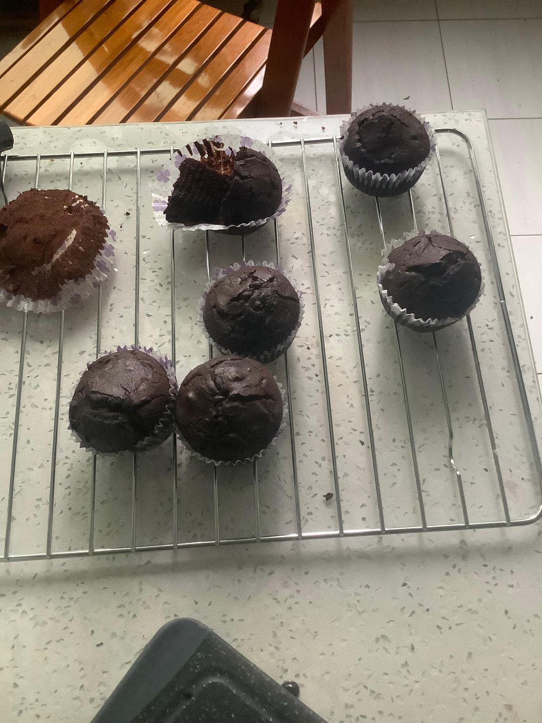 在家做巧克力蘑菇头麦芬蛋糕🍫
