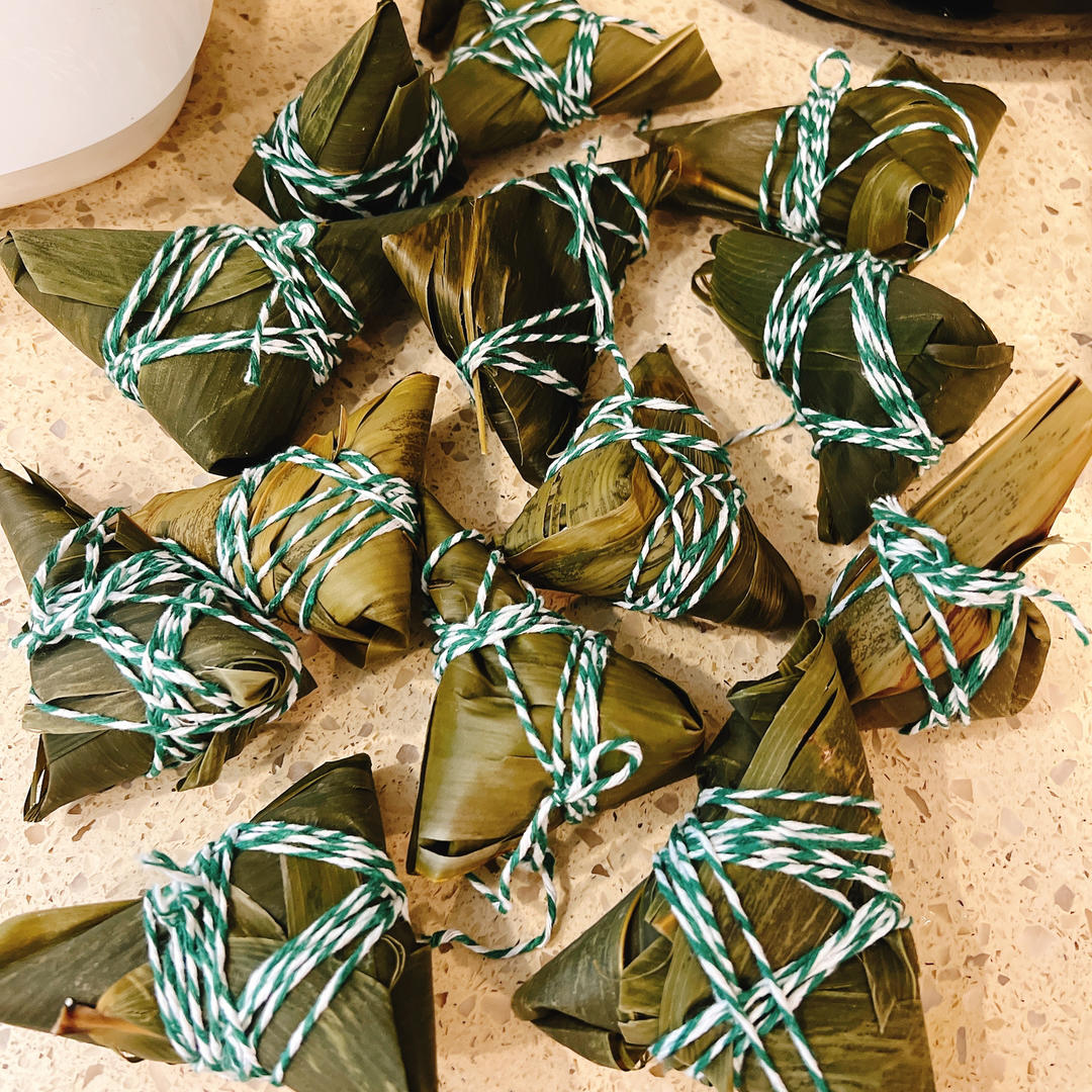 桂花蜜豆蜜枣粽子