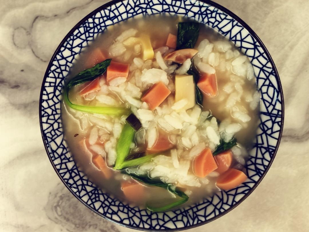 夏日偷懒餐——火腿菜泡饭