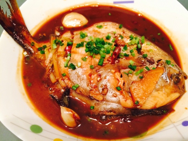 家常红烧鲳鱼