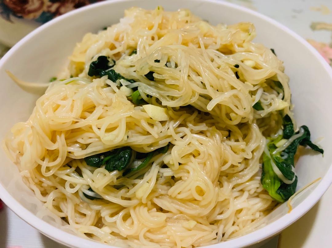 凉拌菠菜粉丝