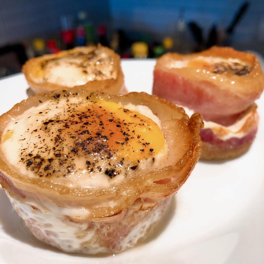 【生酮菜谱】培根蛋马芬