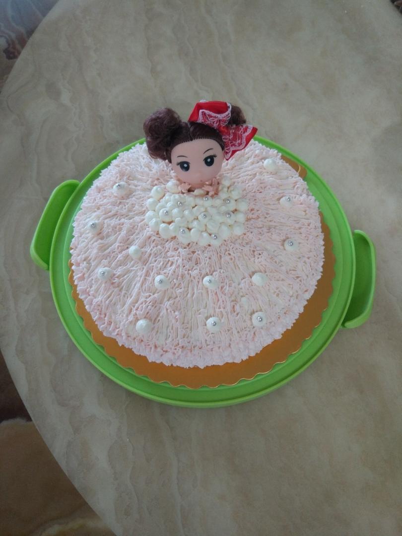 详细步骤制作泡泡浴娃娃蛋糕