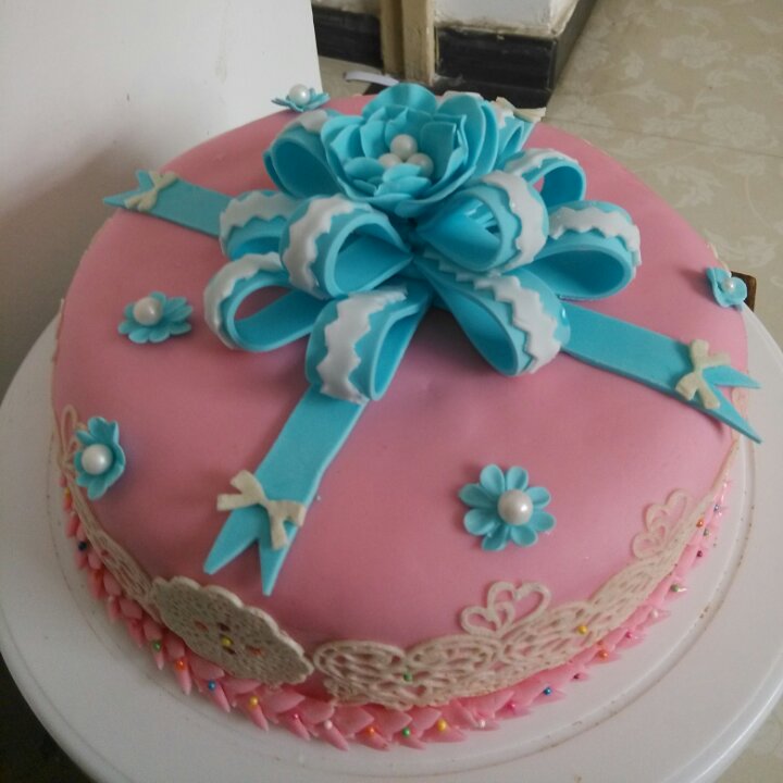 蒂凡尼翻糖蛋糕