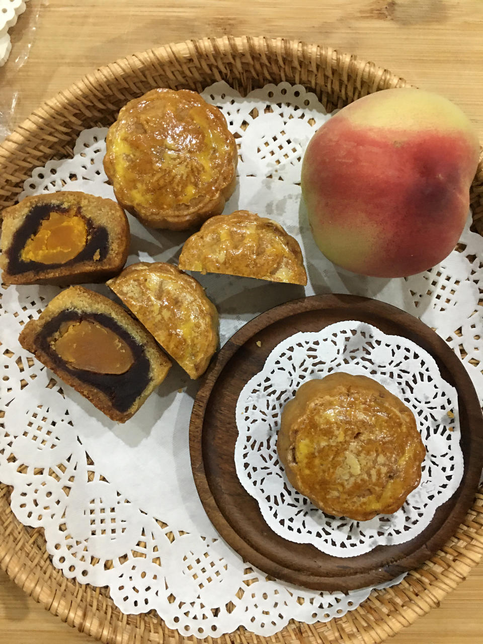 简单的蜂蜜月饼