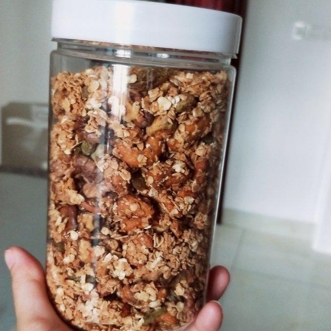 无油低卡- 史上最简单的烤燕麦 Simple Granola