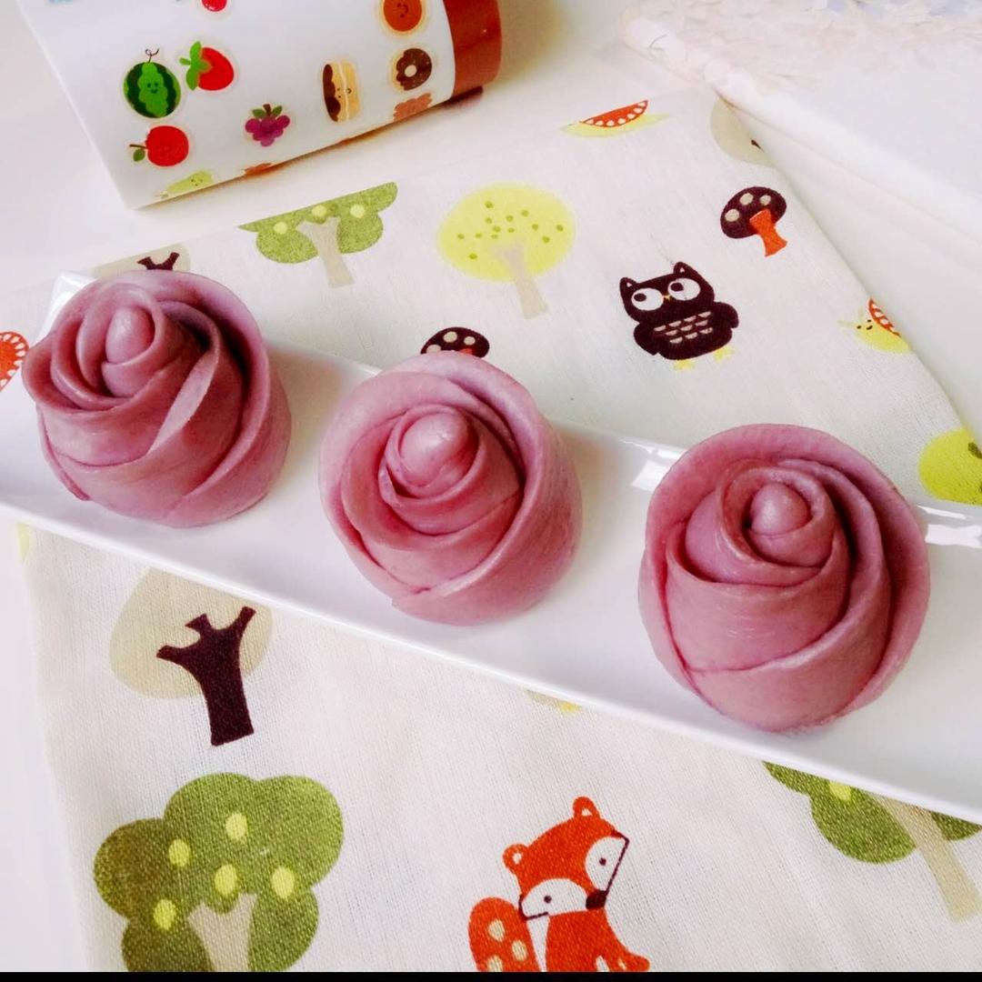 玫瑰花馒头