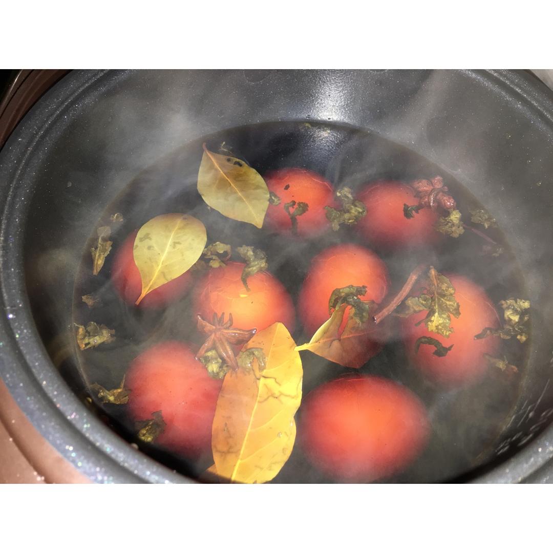 电饭煲煮五香茶叶蛋