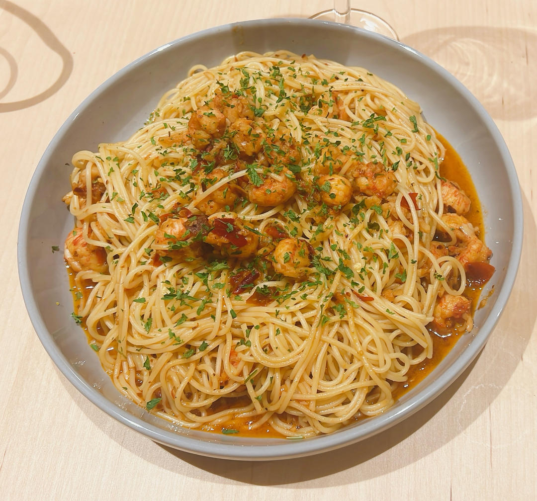 麻辣小龙虾意面