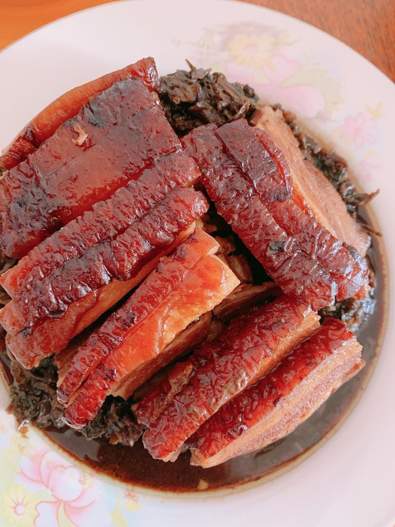 简单易行的梅干菜扣肉