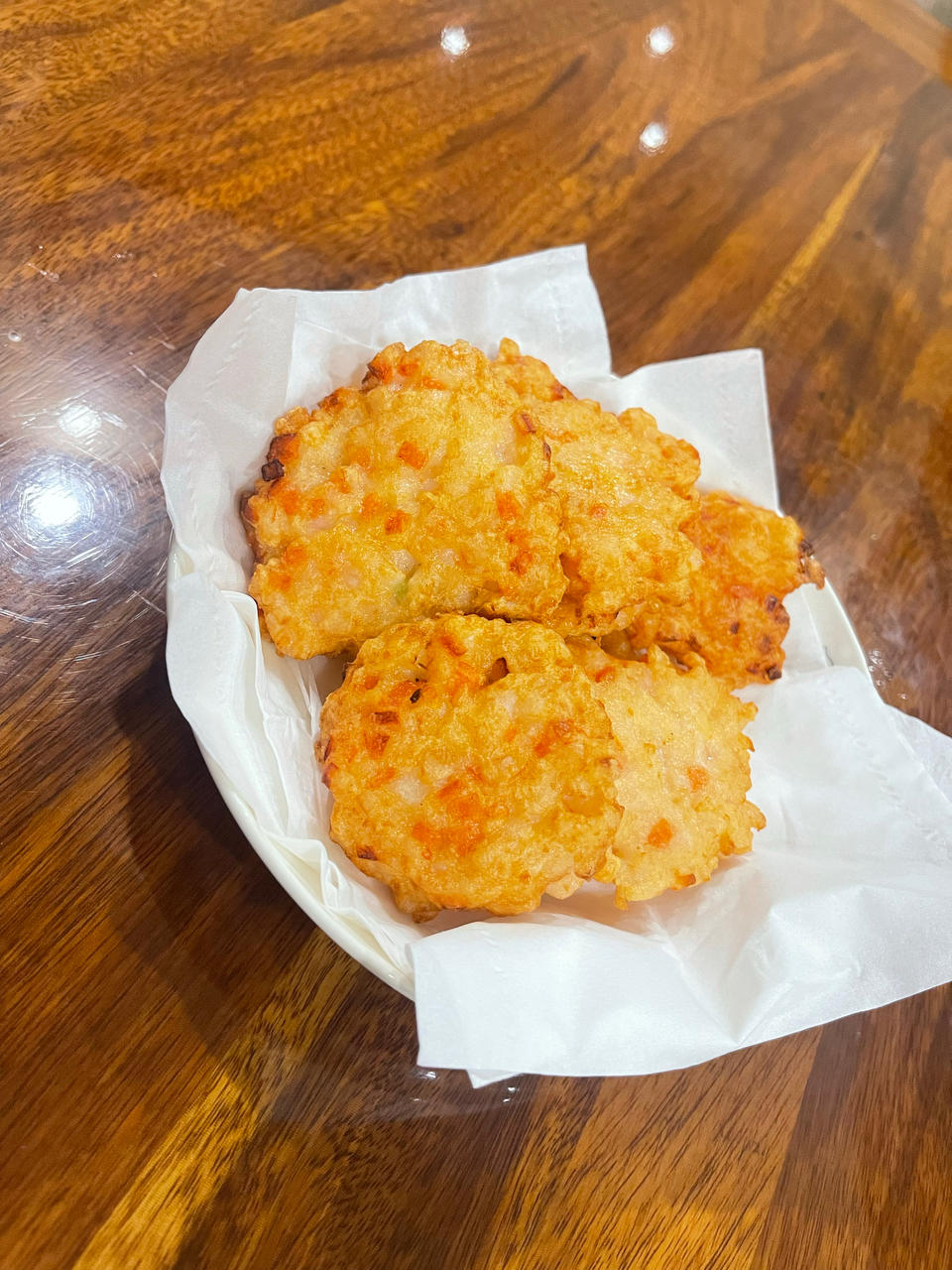 家常菜香煎虾饼