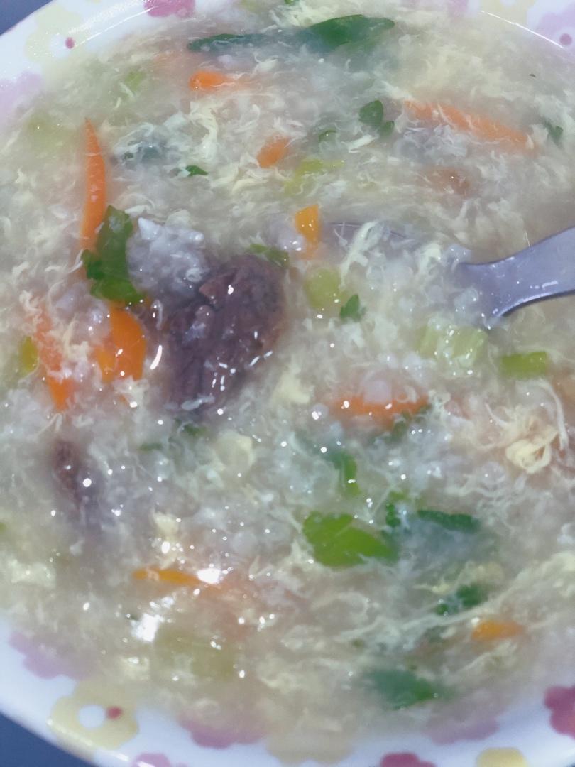 生滚滑蛋牛肉粥