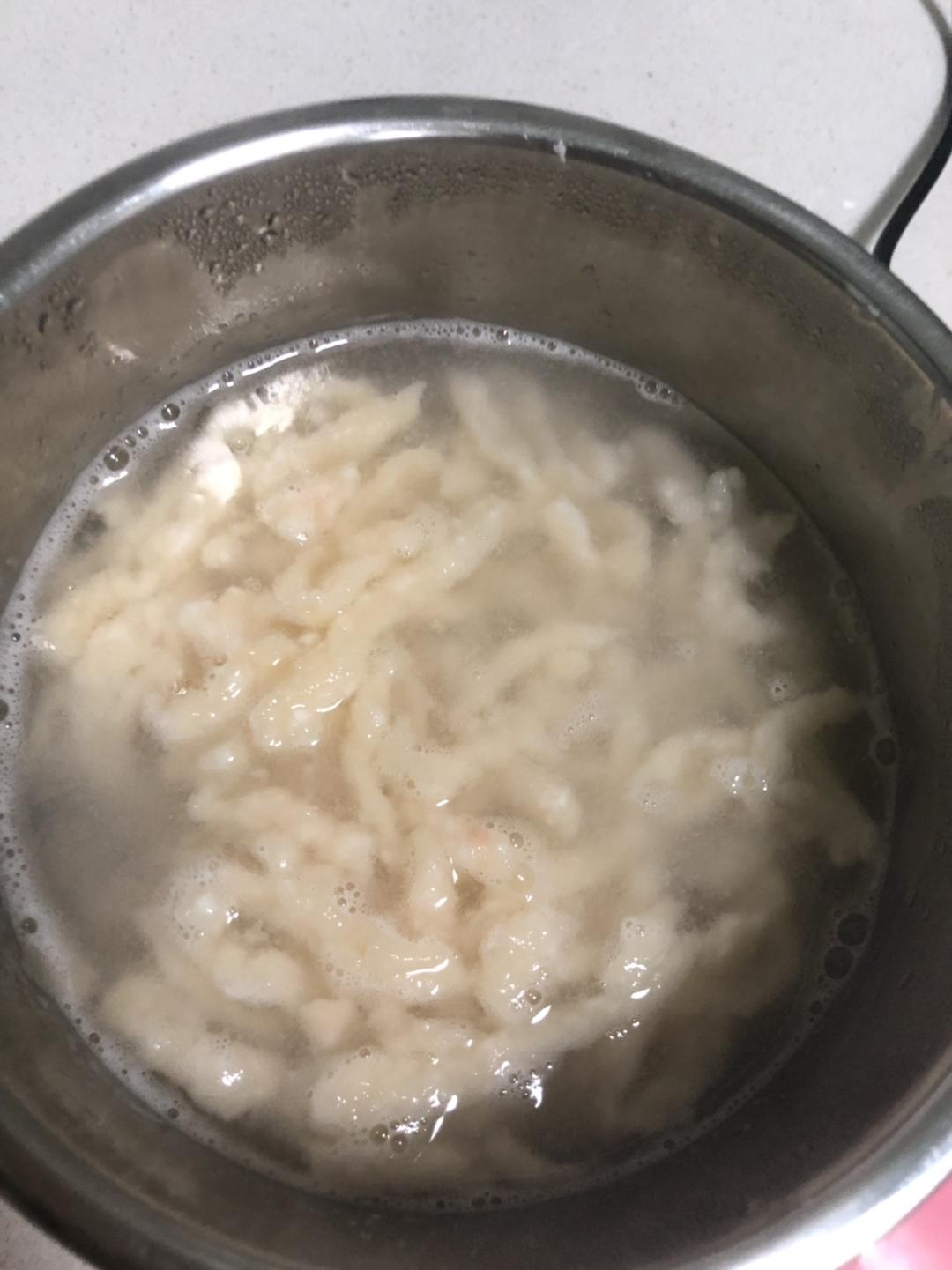 鲜虾挤挤面，宝宝辅食必选的做法 步骤15