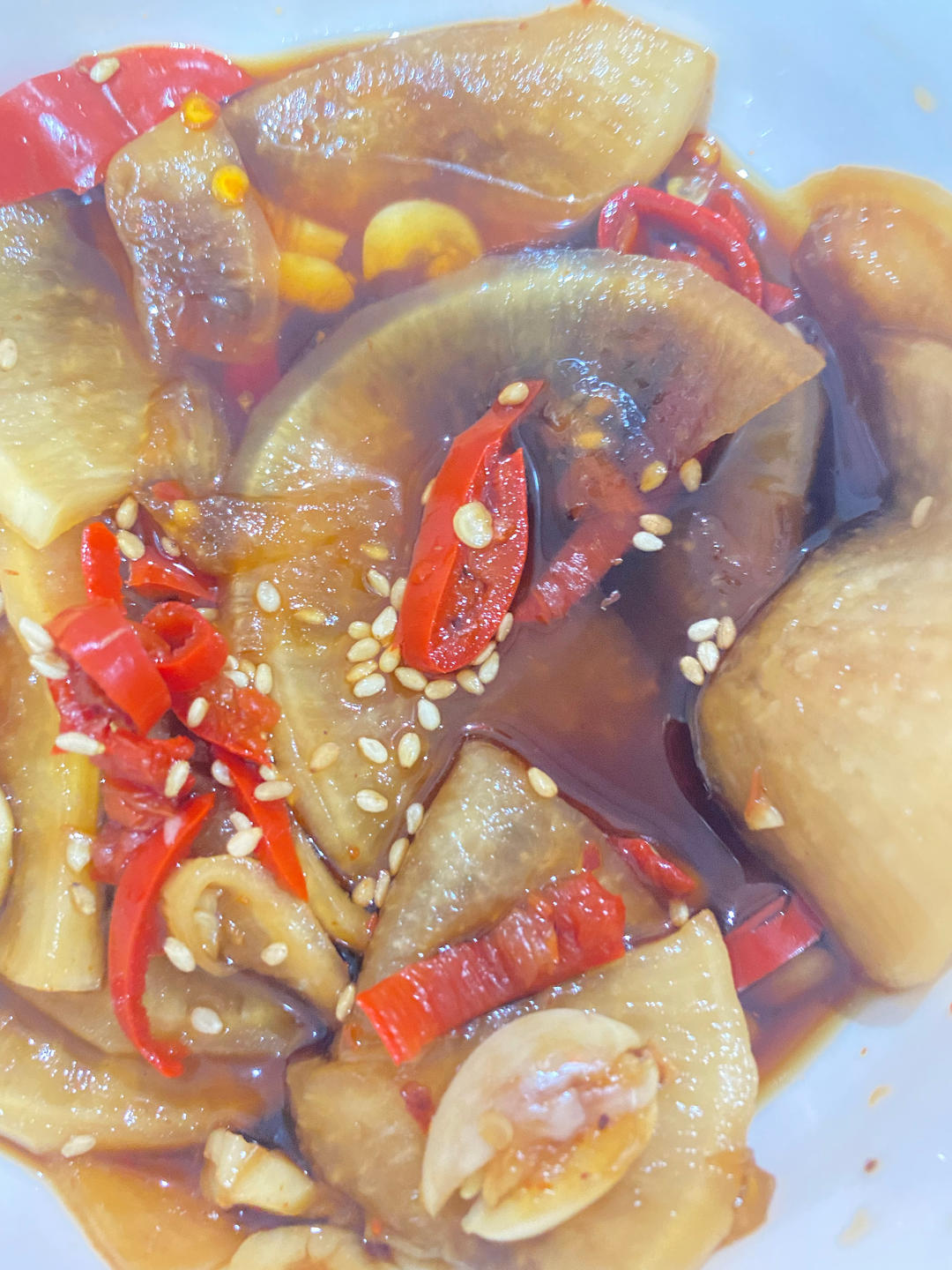 酸辣脆爽的萝卜，当零食都非常好