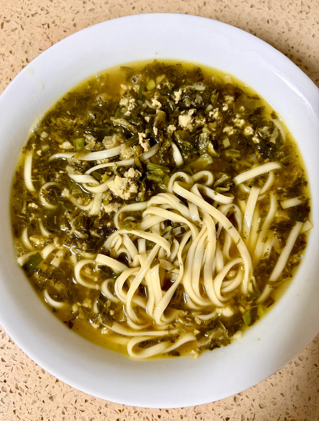 雪菜肉末汤面——中式一日三餐（三百十）