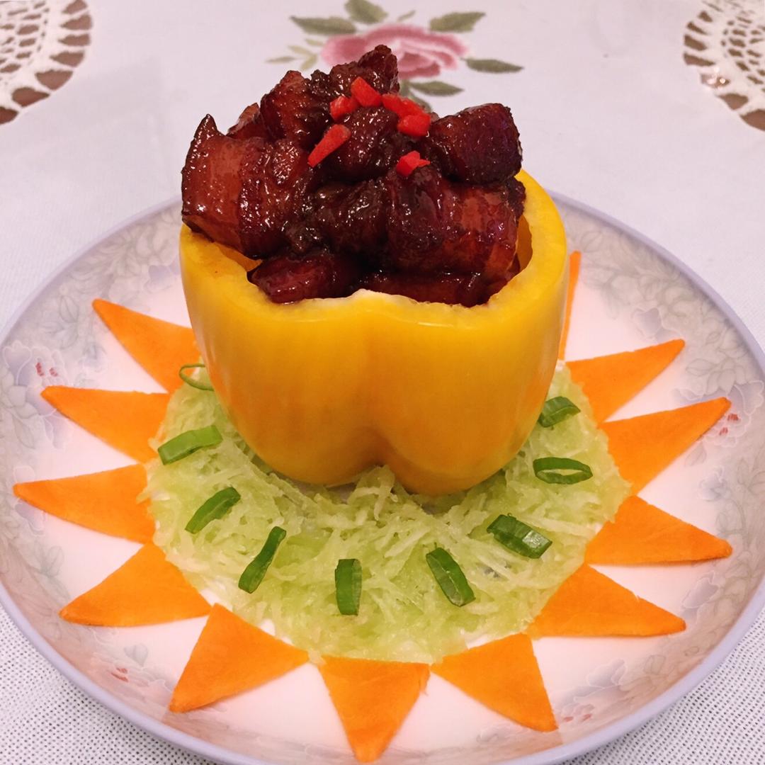 吃着碗里望着锅里的红烧肉