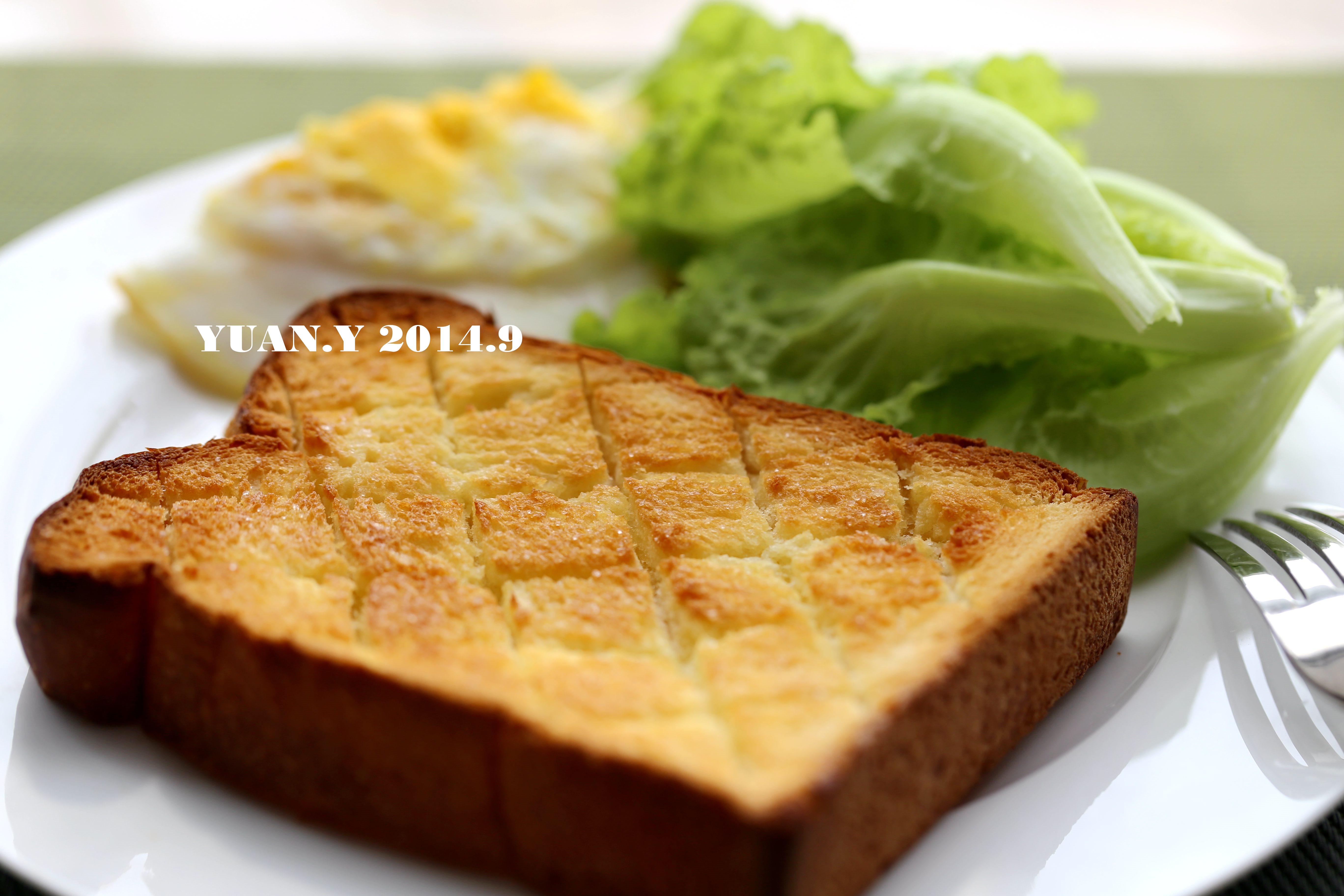 奶油砂糖厚片土司