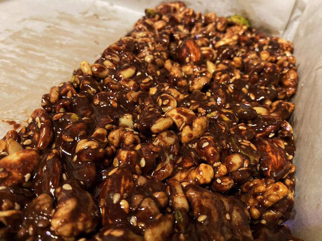 免烤｜黑巧海盐坚果棒｜计算配料表高度还原BE-KIND坚果棒