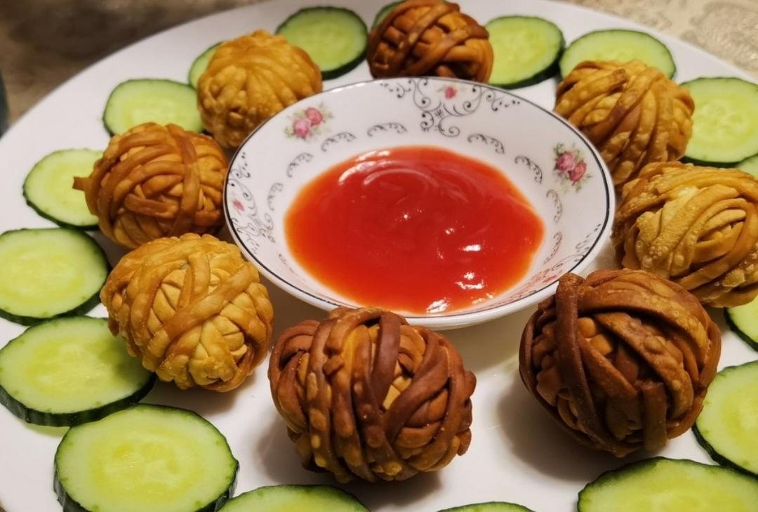 金丝蛋球--宴客菜