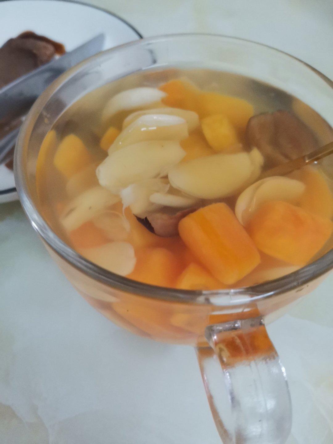 鲜百合红薯糖水
