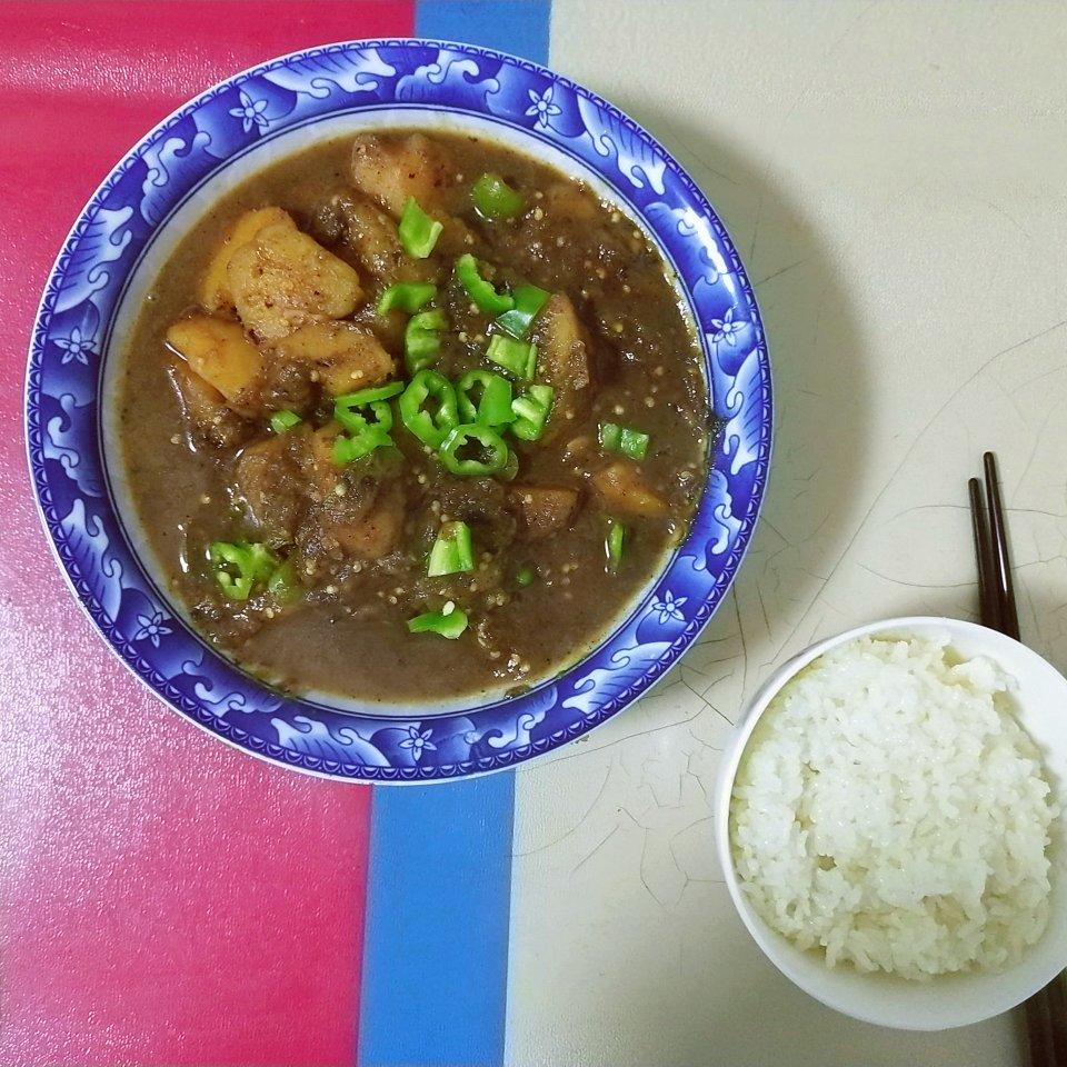 土豆炖茄子(东北菜)