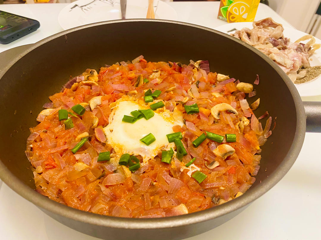 10分钟做一锅北非蛋，有啥放啥都好吃！