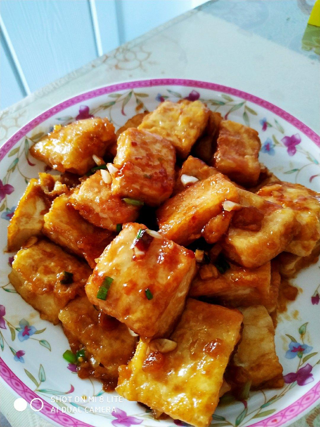 无敌好吃的香煎豆腐