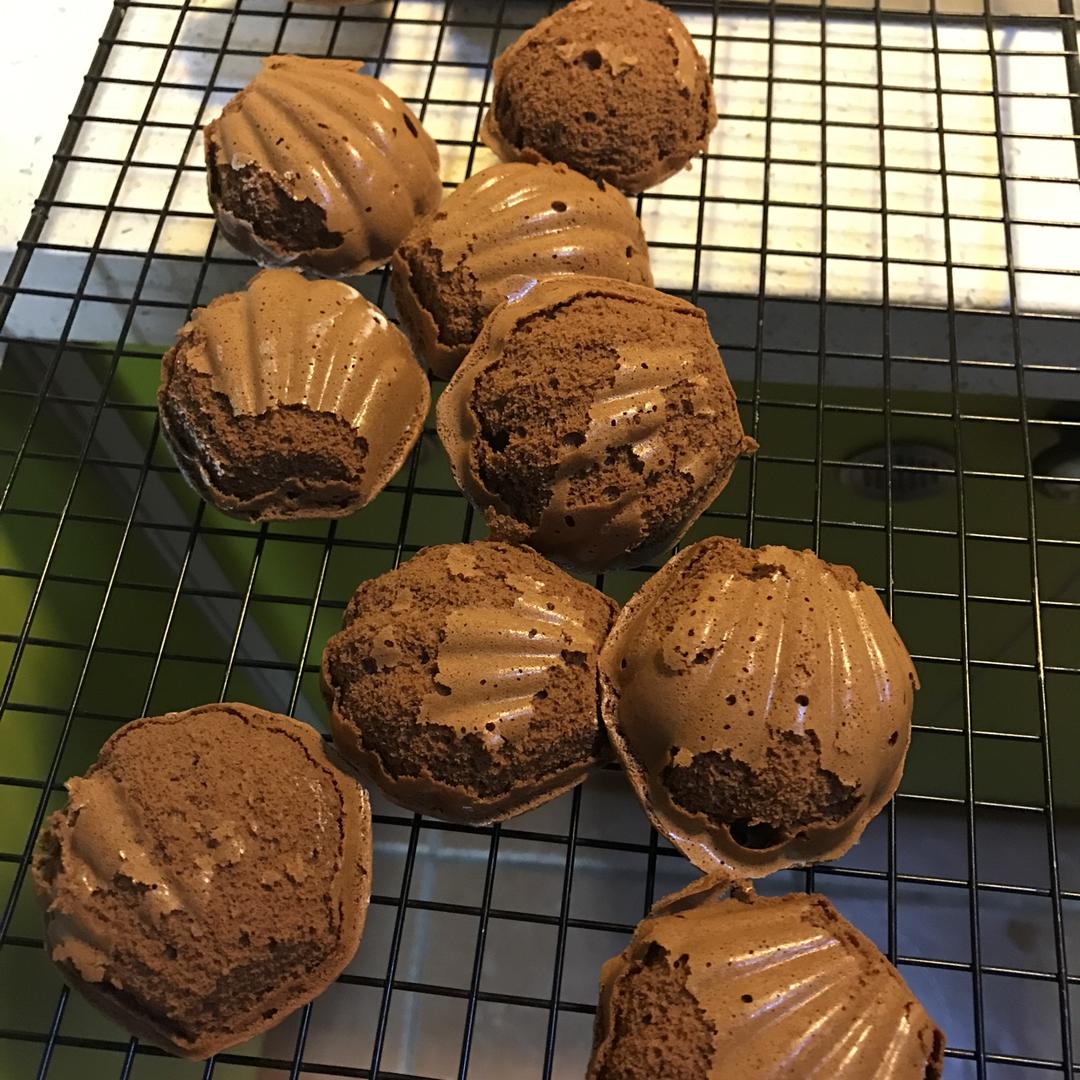 可可海绵蛋糕(分蛋法)