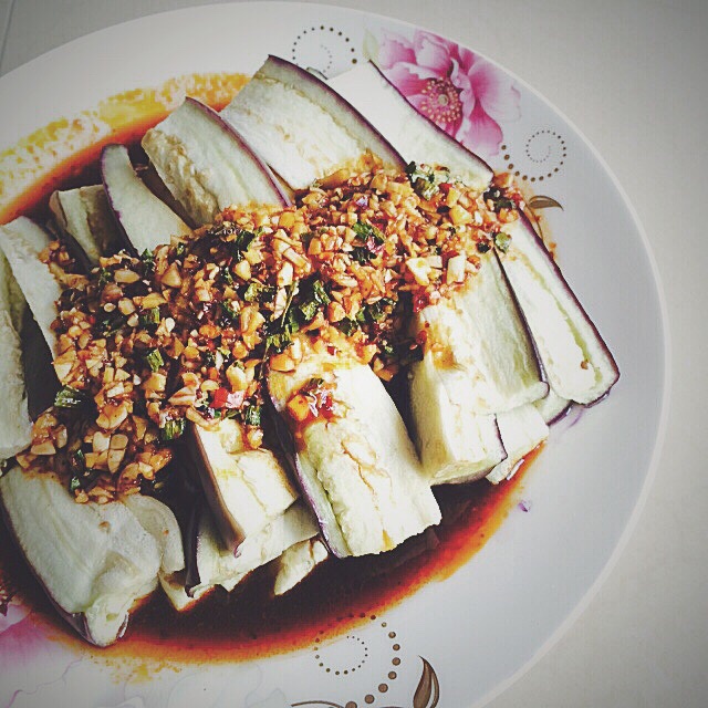 凉拌蒸茄子