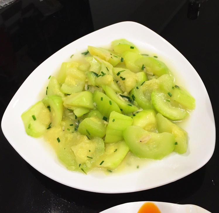 虾皮番茄炒夜开花