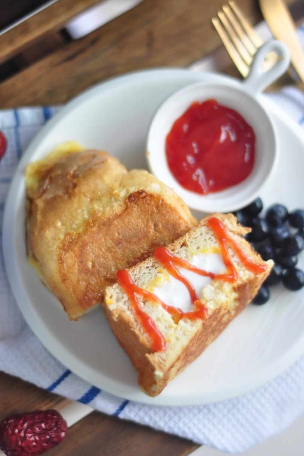 芒果酸奶西多士