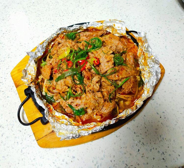 平底锅锡纸牛肉（超快手）