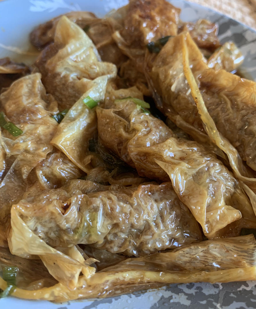 香菇鲜肉腐皮卷
