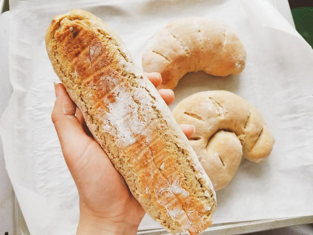 超软100分百全麦面包（无油低糖）