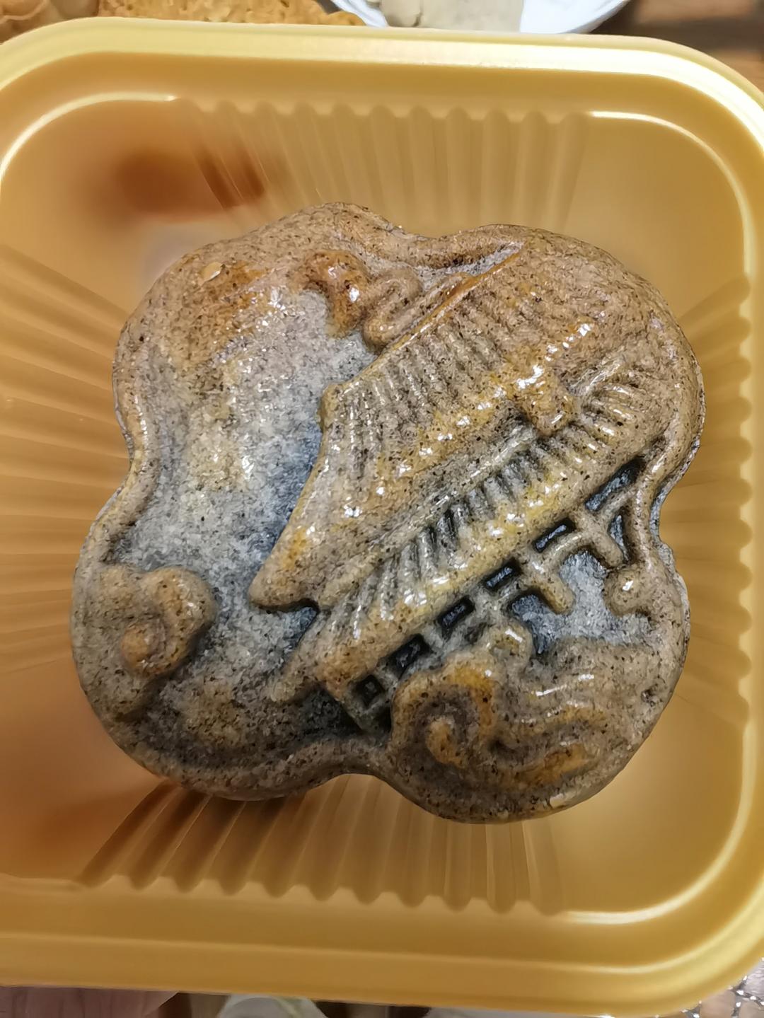 私房爆单黑金米月饼—内附黑芝麻核桃馅配方