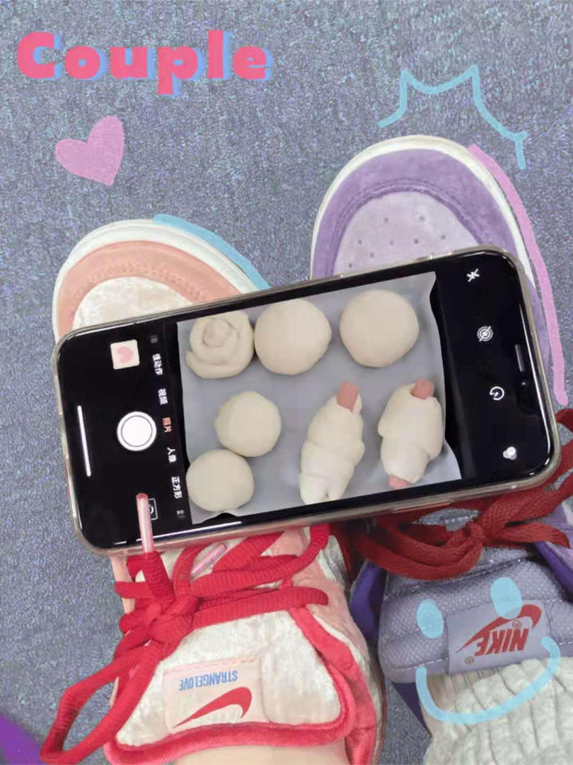 无需面包机🌸徒手揉面☞酸奶紫薯小餐包