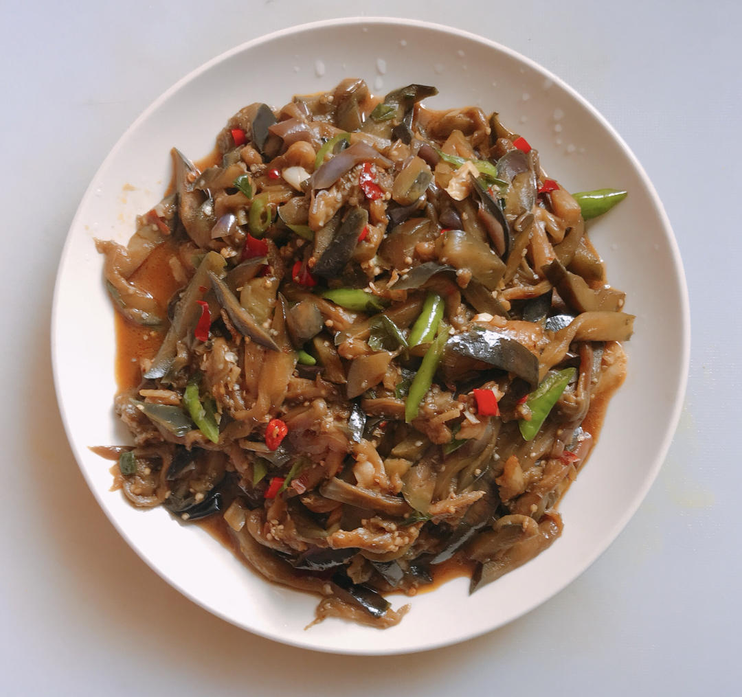 下饭神菜 酱爆茄子