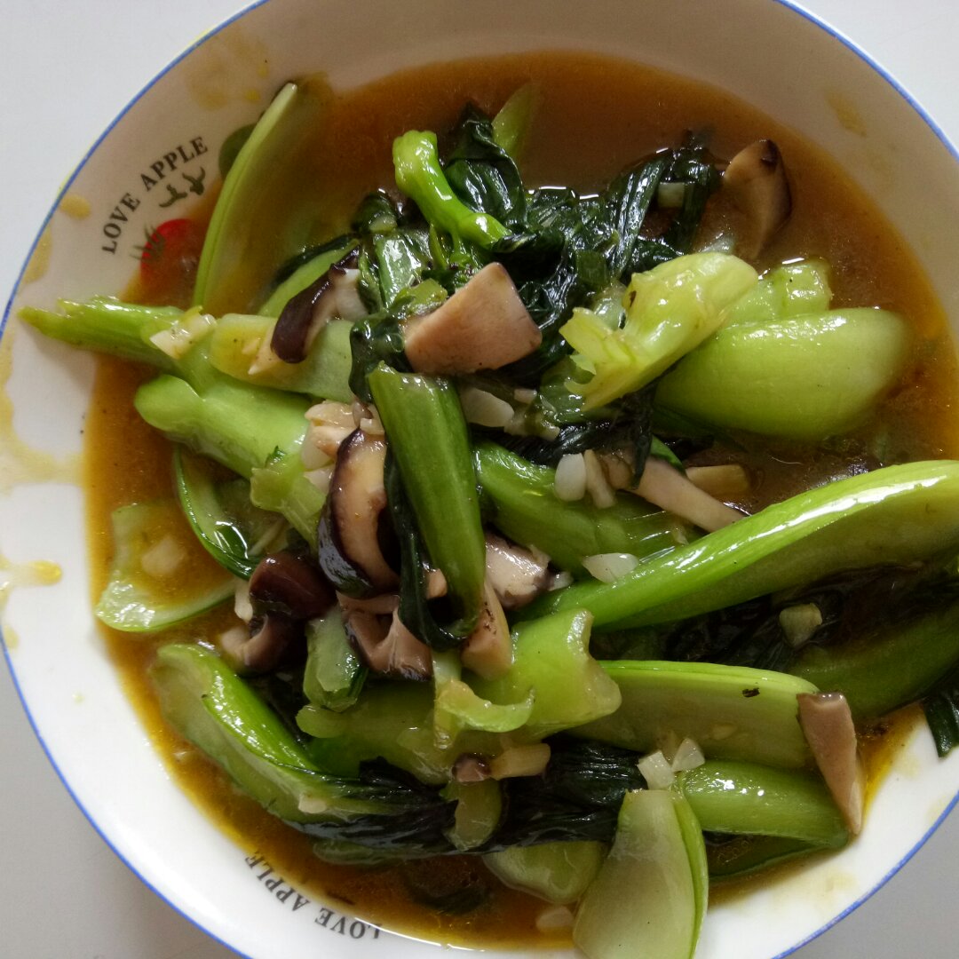 油菜香菇