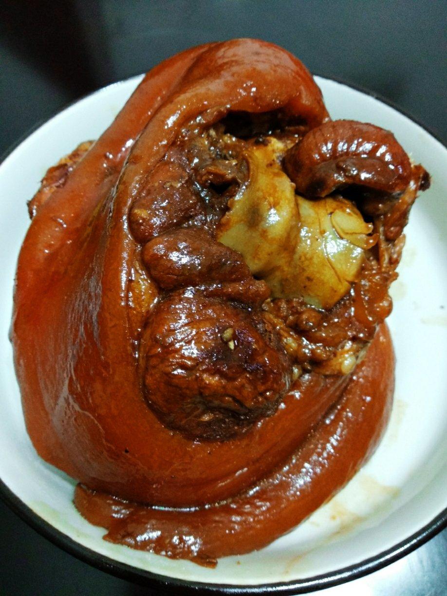 冷冰秋烟做的红烧蹄膀