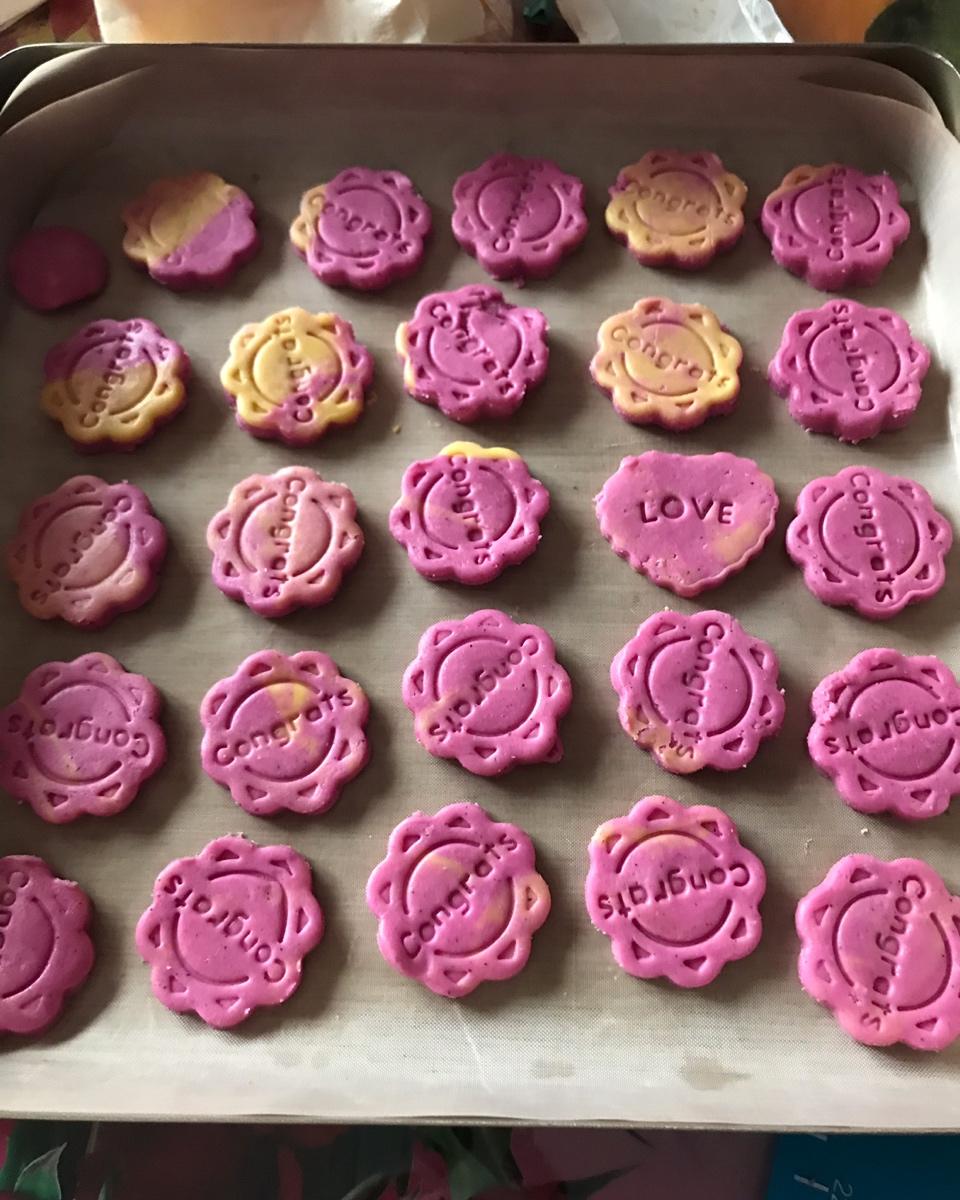 宝宝都喜欢的彩色饼干  果蔬汁卡通饼干 卡通饼干 零失败新手饼干 渐变卡通饼干