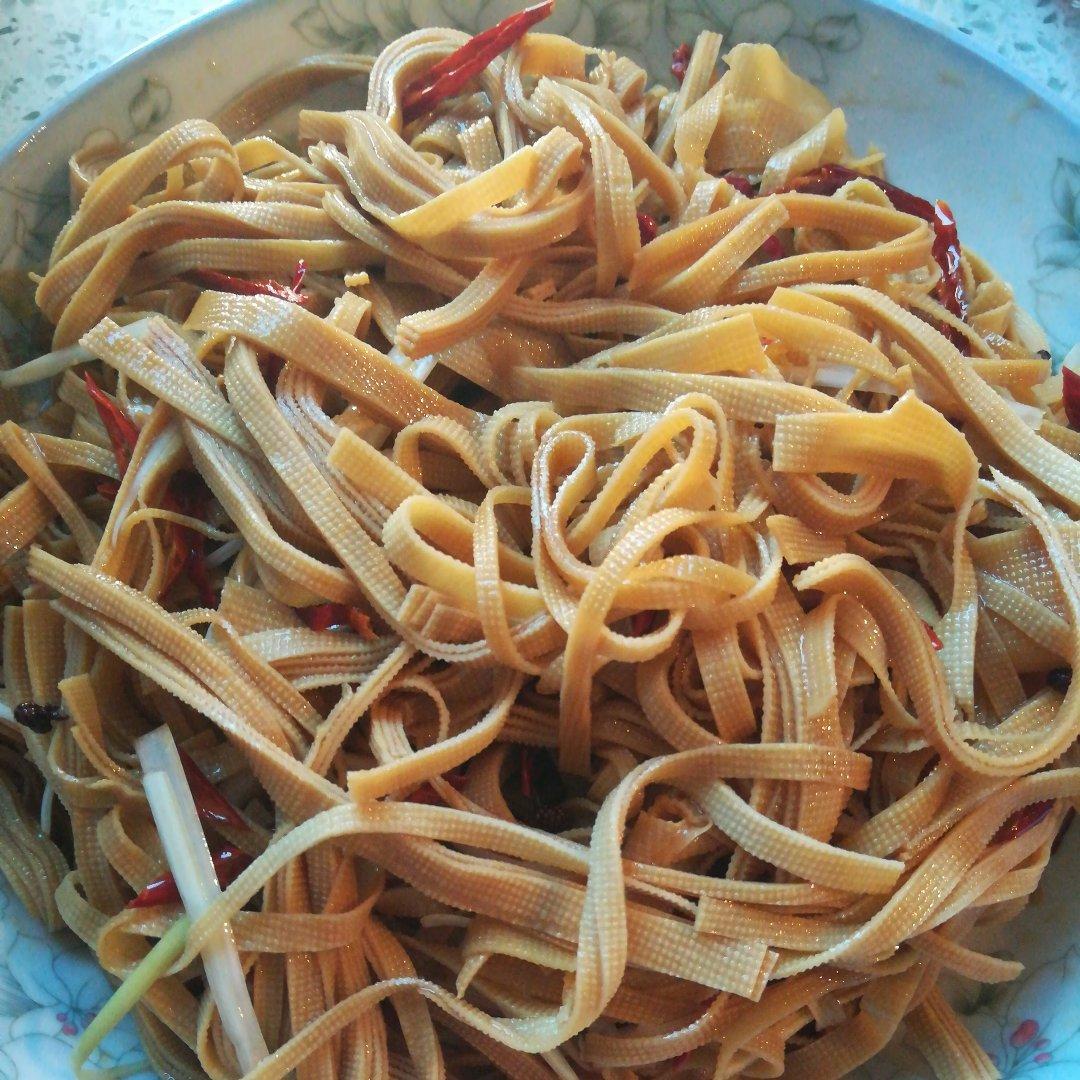 葱油豆腐皮
