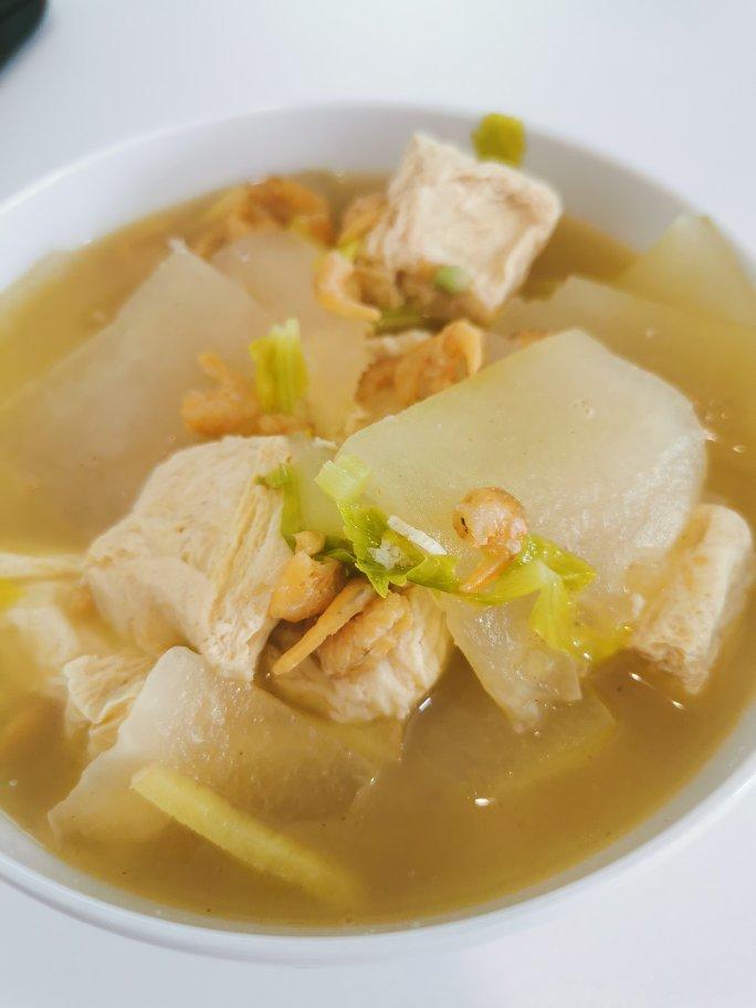 冬瓜豆腐虾米汤